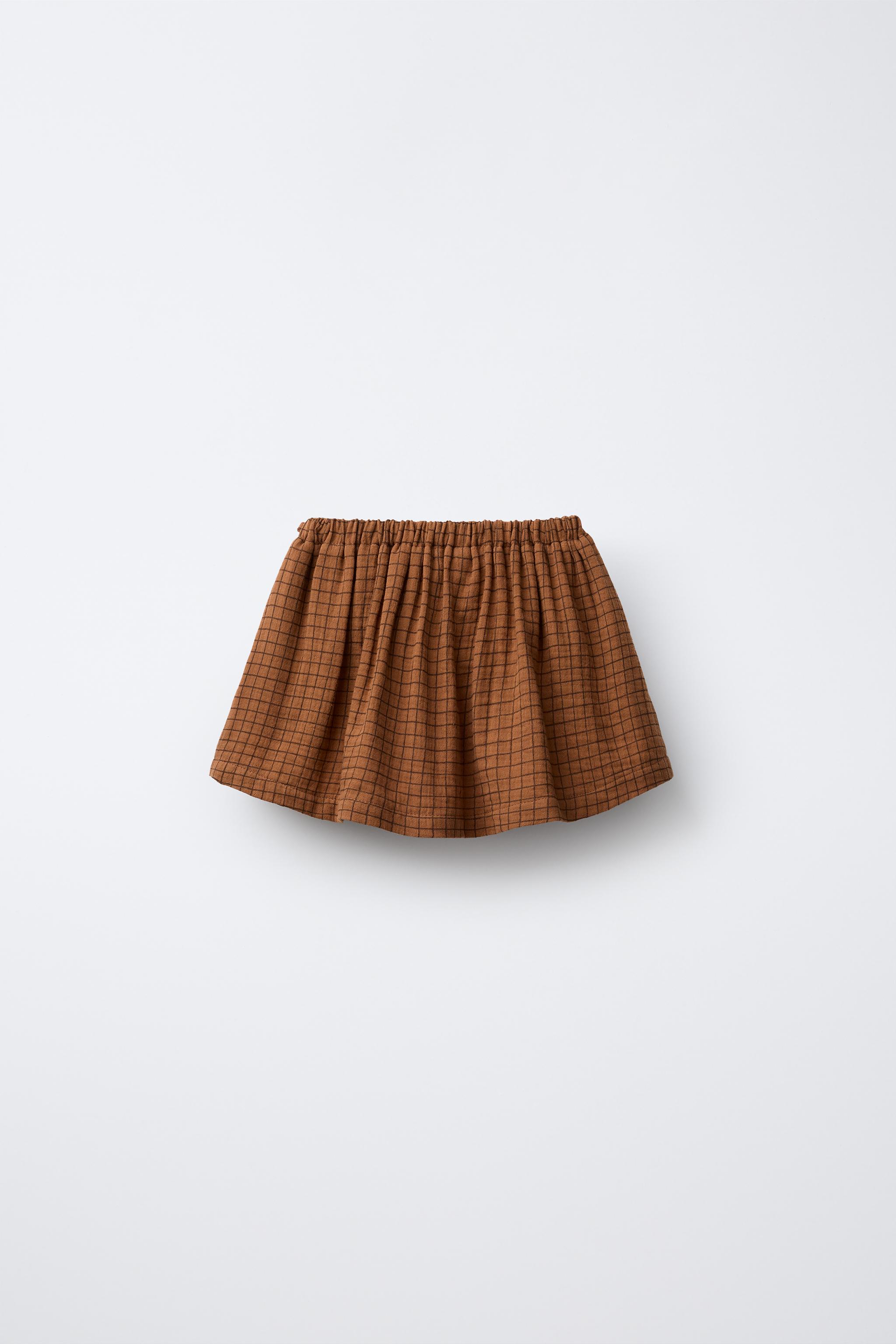 PLAID SKORT WITH BOWS BENSIMON ® X ZARA